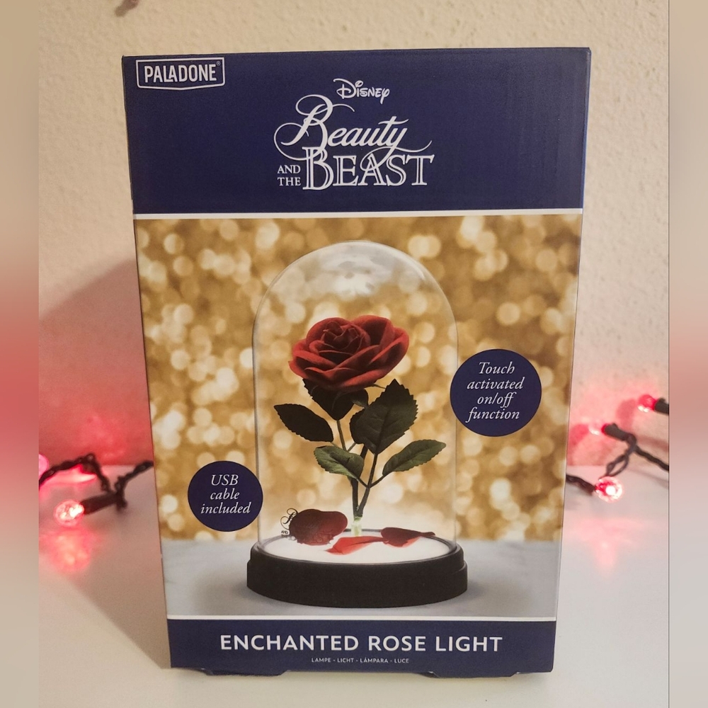Disney Beauty and the Beast Enchanted Rose Light